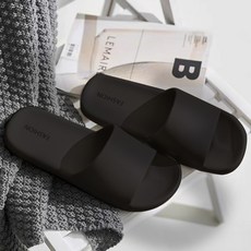 데이코지 미끄럼방지 층간소음 발편한 모던 실내화, 베이지, 3개