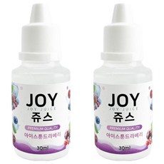 아로마조이 조이쥬스 슬라임 향료 30ml, 2개, 아이스툰드라베리