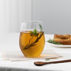 JIN GLASS 耐熱玻璃無梗酒杯 素色, 2個, 570ml