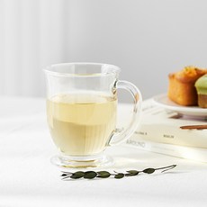 Jin Glass 玻璃馬克杯 430ml, 6個, 單一顏色