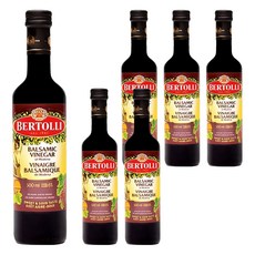 BERTOLLI 蒙典那巴薩米克醋 歐盟PGI產地認證, 500ml, 6瓶