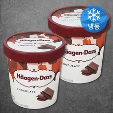 하겐다즈 파인트 초콜릿 (냉동), 473ml, 1개입, 2개