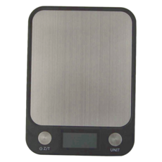 LifeShopping 不鏽鋼電子料理秤 電池款 10000g/1g, CAES0019ABK, 黑色一般款