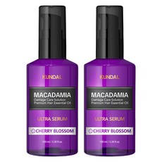 KUNDAL 昆黛爾 澳洲堅果潤髮護髮精華 Cherry Blossom, 100ml, 2瓶