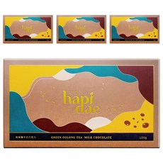 hapidae 綠烏龍牛奶巧克力, 小量包裝，外出攜帶方便，120g, 4盒
