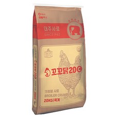 대주 육계용 꼬꼬닭 20C 크럼블 사료, 20kg, 1개