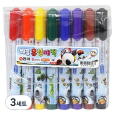 DONG-A 빼꼼 油性麥克筆, 8色, 3組