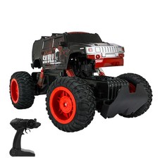 토이게이트 1:12 스케일 익스트림 오프로드 스컬 RC카 19.5 x 34 x 19 cm + 무선조종 리모콘 세트, 투톤 블랙(RC카), 1세트