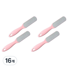 굿썸 깨끗한 굳은살제거기 핑크 스테인리스 스틸 사포 3.7 x 23 cm, 1개입, 16개, 54g