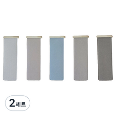 마그네틱 북마크 5종 세트, 혼합색상, 2세트