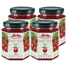 다보 사우어체리잼, 200g, 4개