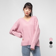 CARET 女款羊毛混紡V領針織衫