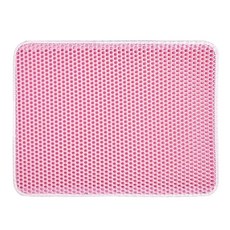 Kiyodo EVA 雙層貓砂墊, 粉色, 1個