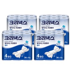 Kleenex 舒潔 拋棄式衛生抹布 藍色, 6捲, 4袋