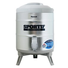 Peacock 日本孔雀 不鏽鋼保溫/冷茶桶 8.1L INS-80, 不鏽鋼色, 1個