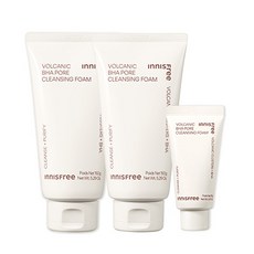 이니스프리 화산송이 모공 바하 클렌징 폼 150g x 2p + 50g 세트, 1세트