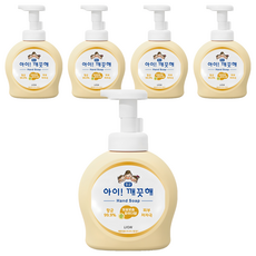 LION 獅王 趣淨 泡泡洗手慕斯, 嬰兒爽身粉香, 490ml, 5瓶