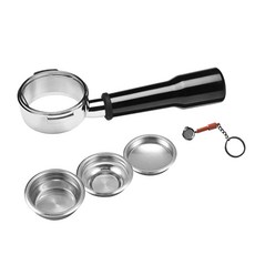 KALDIN Crema 無底 E61通用 58mm 沖煮手把 + 濾杯, 1套, 黑色