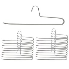 홈앤하우스 멀티코팅 바지걸이, 그레이, 20개