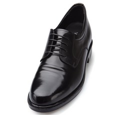 VONIN 天然牛皮增高簡約德比氣墊正裝皮鞋 LC058BK 5.5cm