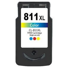 Canon 佳能 噴墨專用墨水匣 CL-811XL, ChromaLife 100+, 台灣地區專用, 1個