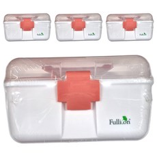 Fullicon 護立康 雙層家庭保健醫藥箱 FB003 (尺寸: 25.1 x 19 x 15.2 cm, 材質: PP、PS), 4個