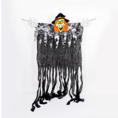 PARTYSHOW 萬聖節門簾式裝飾, 1個, 小型巫婆