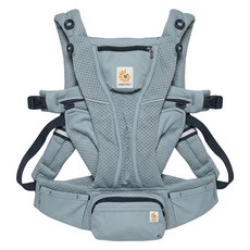 ergobaby Breeze多功能透氣背巾 0~9個月 700g, 石板藍