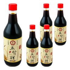 高印 五賢醋，增添獨特醋香與層次, 520ml, 5瓶