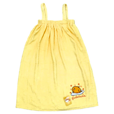 gudetama 蛋黃哥 繡花吊帶浴裙 成人 GT-10501-BRO 75cm, 蛋黃哥 黃色, 1件