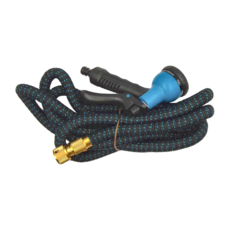 FAmILyLIFE 生活 正宗第七代防爆高壓彈力伸縮水管 (水槍 + 氣密式轉接頭 + 水管) 10m 600g, FL-105-B, 1個