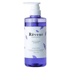 Reveur 芮芙茹 植物性洗髮露 黑加侖小蒼蘭 添加水解植物蛋白 頭髮豐盈柔順 日本產, 500ml, 1瓶