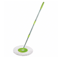 驅塵氏 小蘋果輕巧旋轉拖把 單桿, 1支