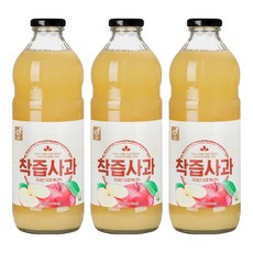 맑은농장 착즙 사과, 1L, 3개
