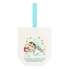 Shinchan 蠟筆小新 帆布飲料提袋 37 x 18cm, 睡衣 白色, 1個