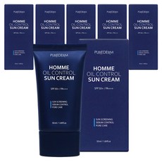 PUREDERM 男士控油防曬乳 SPF50+ PA+++, 50ml, 6個