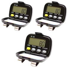 新宇電子3D加速度傳感器計步器 PE105, 黑色