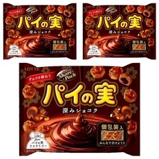 LOTTE 樂天Painomi濃厚可可派餅 146.2g, 3袋