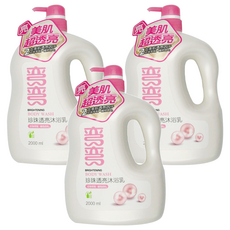 美琪 彎彎 珍珠透亮沐浴乳 含珍珠萃取+維他命B3, 2L, 3瓶