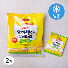 코다노 모짜렐라 슈레드 치즈 (냉동), 27g, 4개입, 2개
