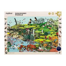 mideer 世界百科探索拼圖 飛行禽類, 60片, 1組