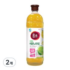 홍초 저당 레몬 라임, 1.5L, 2개 1.5L, 2개