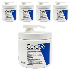 CeraVe 適樂膚 長效潤澤修護霜 附壓頭, 454g, 5瓶