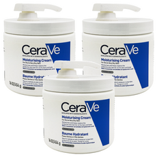 CeraVe 適樂膚 長效潤澤修護霜 附壓頭, 454g, 3瓶