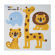 SANKO 馬桶消臭貼 1個 動物園, 30x30cm 貼紙, 30g