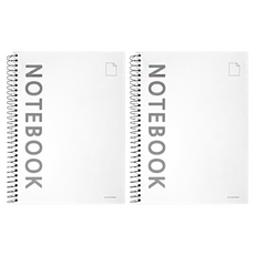 無線練習簿, 2個, 白色