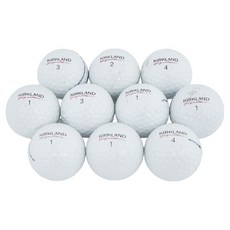 科克蘭 白色混合二手球 實惠款, 10個, 隨機出貨