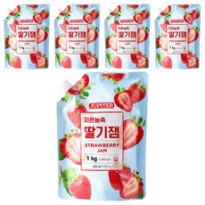 저온농축 딸기잼, 1kg, 5개