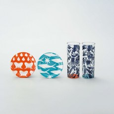 조코모모라 아쿠아 단짝 글라스 2인, 1개