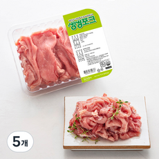 생생포크 한돈 뒷다리살 불고기용 (냉장), 1000g, 5개